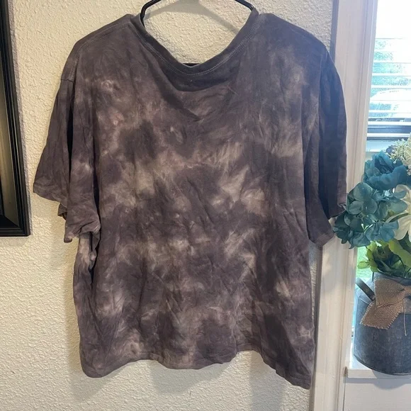 Coca-Cola T-Shirt XXXL Women Gray Tie Dye Tee Shirt - Picture 2 of 4